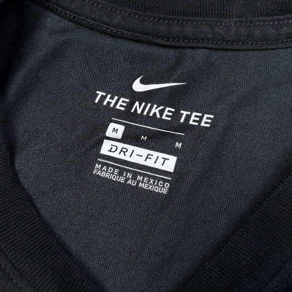 Nike Air Basketball Short Sleeve Shirt Black Orange Medium 637586-2DH Sneakers - Picture 4 of 8